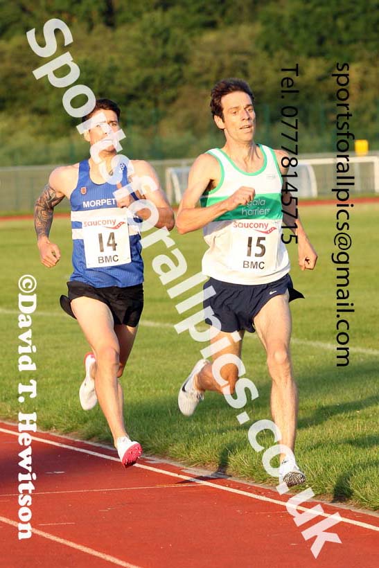 BMC 1500 metres, BMC, Chester le Street, July 19th. Photo: David T. Hewitson/Sports for All Pics